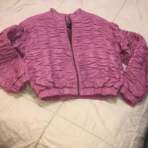 COPY - Pink Leather Coat